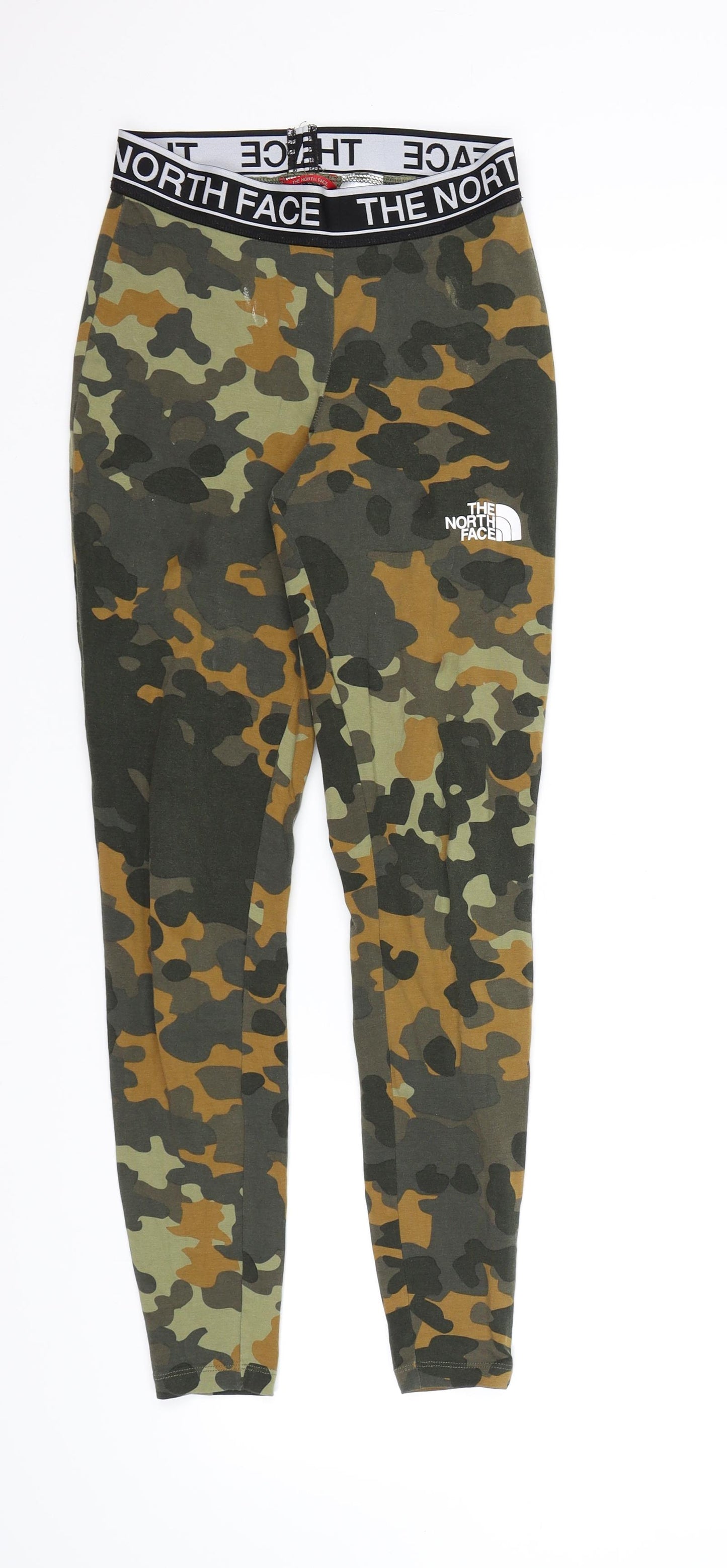 The North Face Womens Green Camouflage  Pedal Pusher Leggings Size XS L26 in