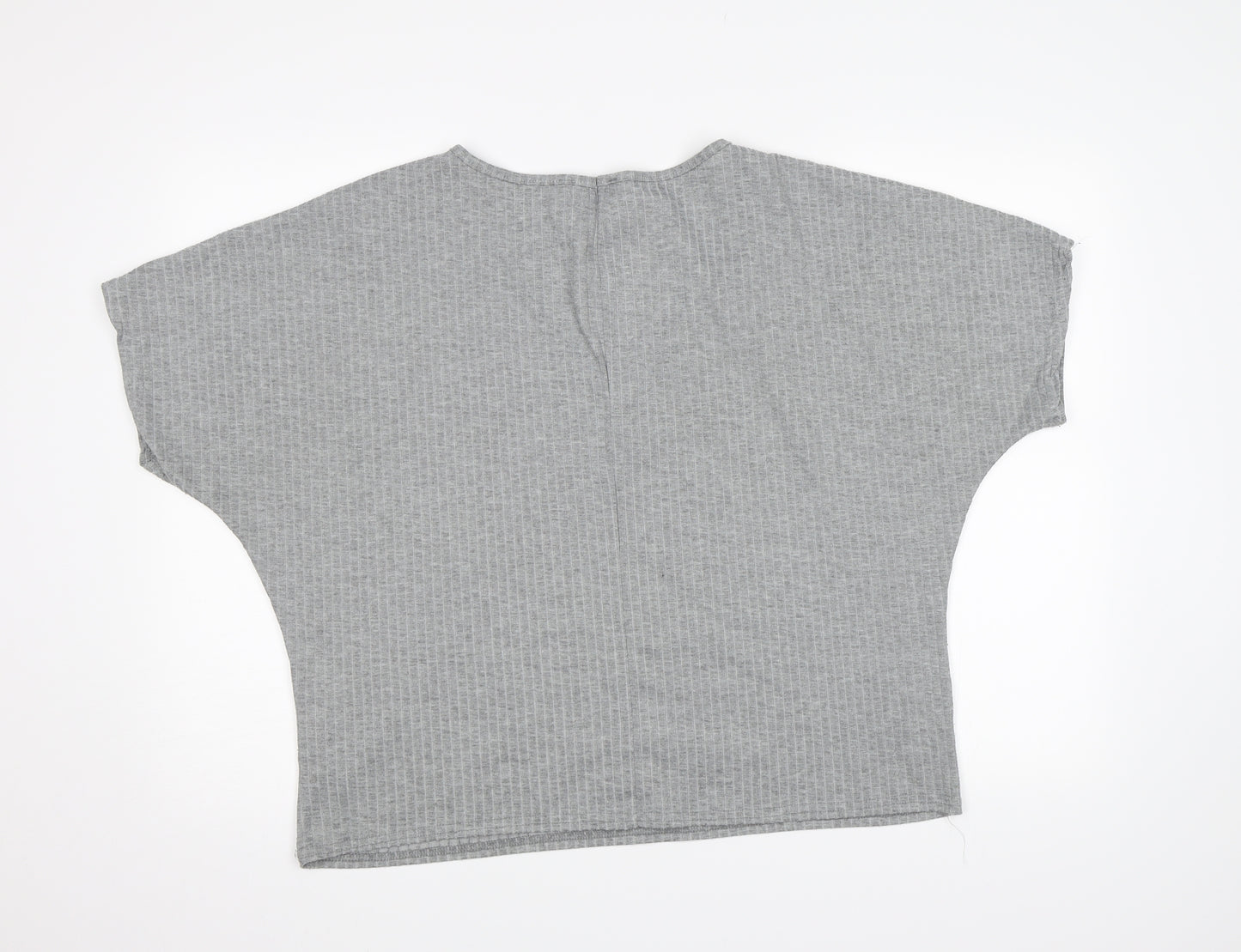 Missguided Womens Grey   Basic T-Shirt Size 12