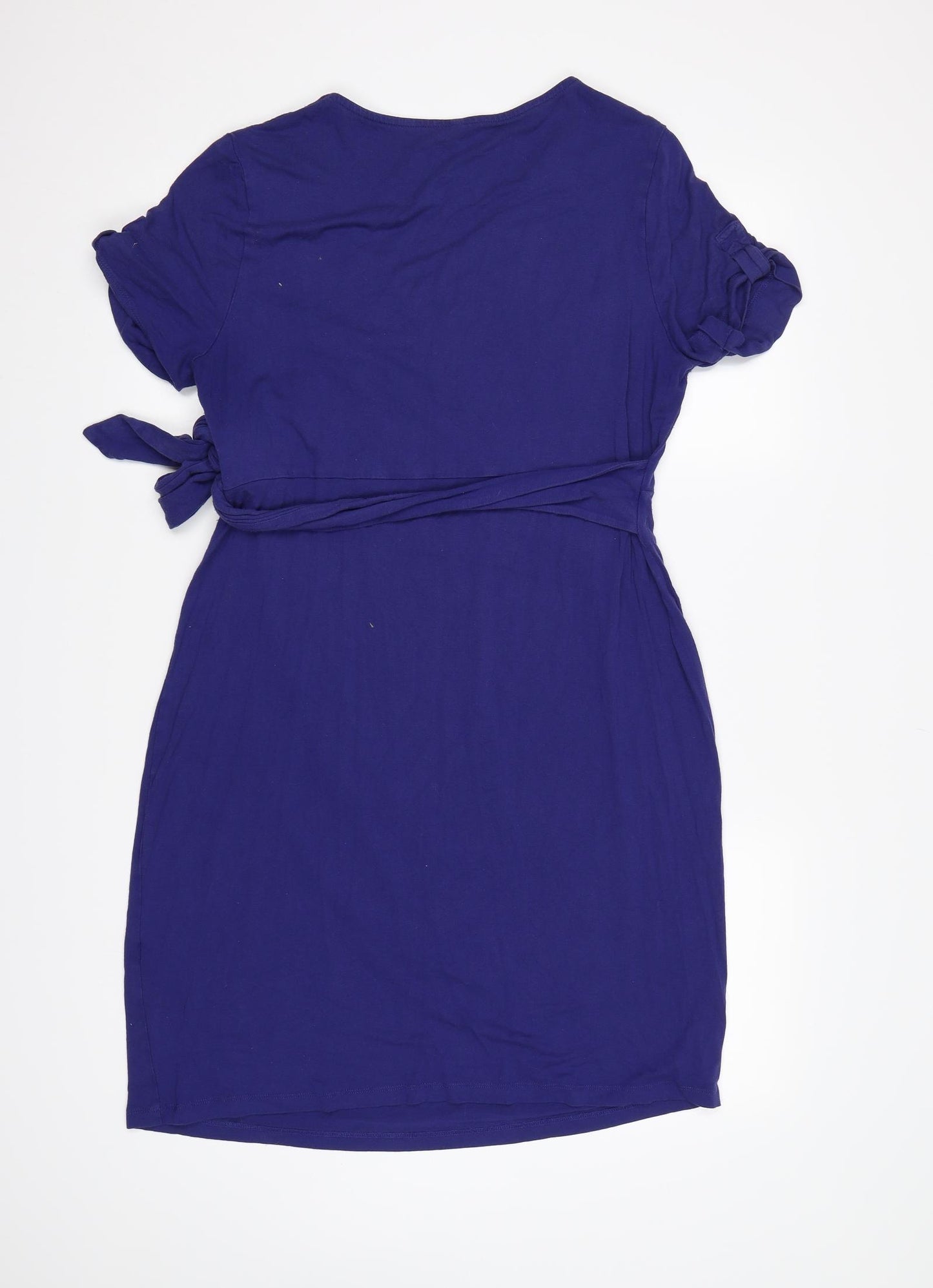 Seraphine Womens Purple   Wrap Dress  Size 14
