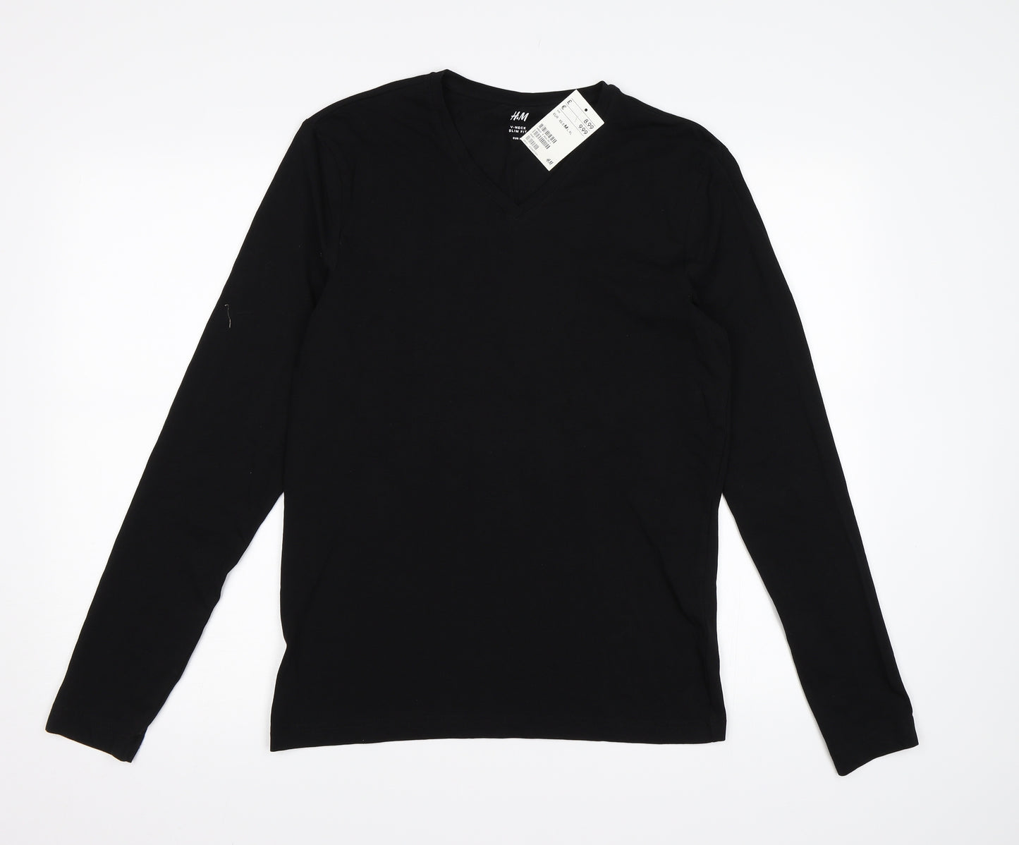 H&M Mens Black    T-Shirt Size M
