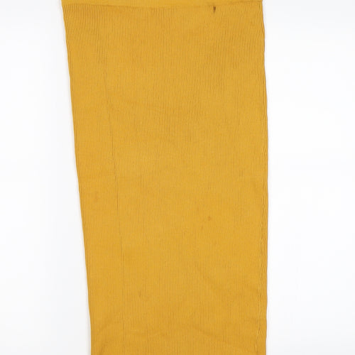 Hera London Womens Yellow   A-Line Skirt Size L