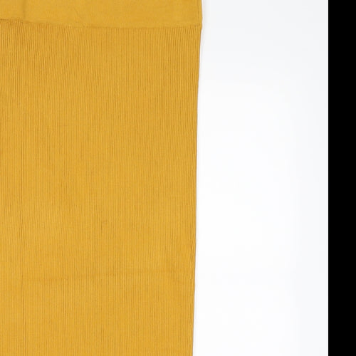 Hera London Womens Yellow   A-Line Skirt Size L