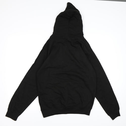 the smiler Mens Black  Jersey Pullover Hoodie Size S  - Alton Towers