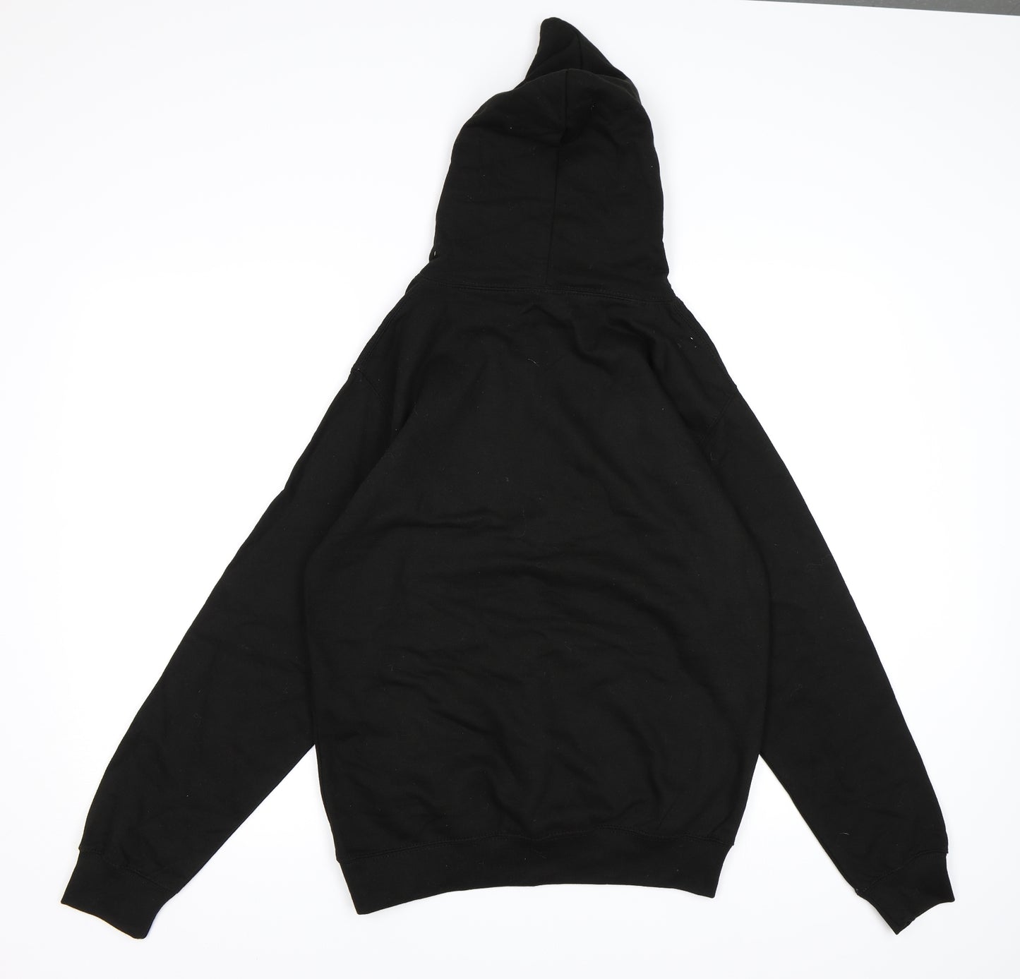 the smiler Mens Black  Jersey Pullover Hoodie Size S  - Alton Towers