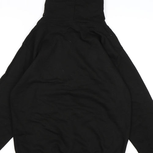 the smiler Mens Black  Jersey Pullover Hoodie Size S  - Alton Towers