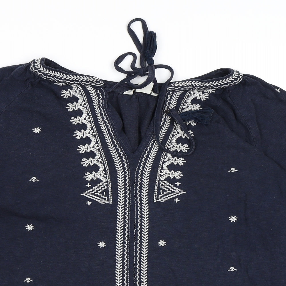 Monsoon Womens Blue   Basic Blouse Size 12