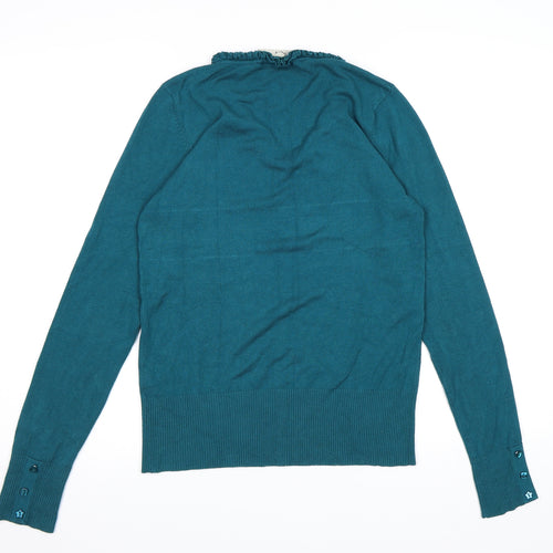 BHS Womens Blue  Knit Pullover Jumper Size 10