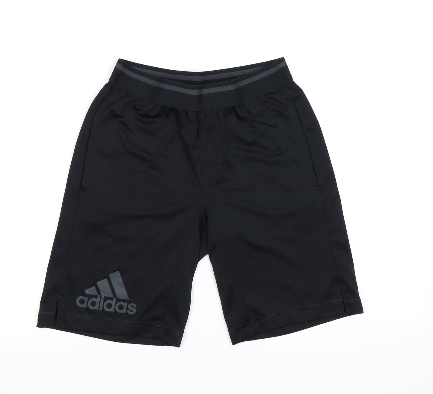 adidas Boys Black   Sweat Shorts Size 11-12 Years