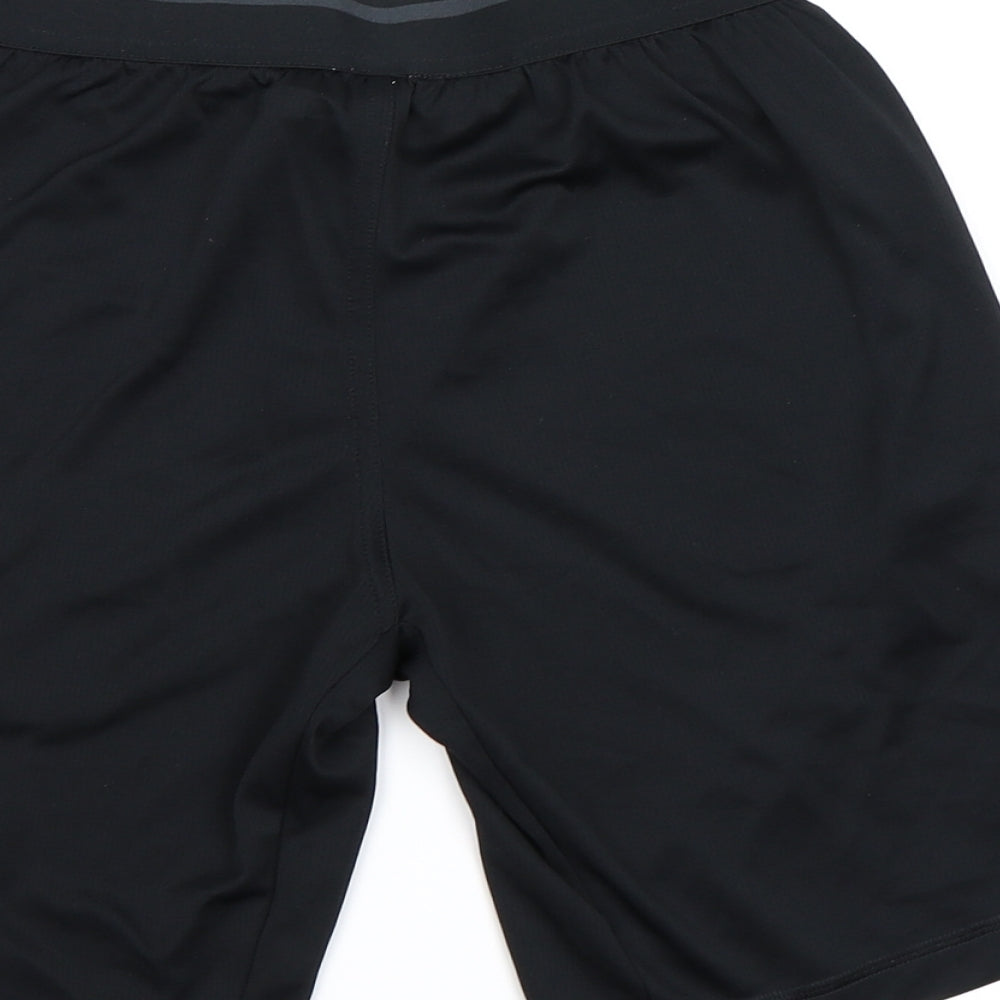 adidas Boys Black   Sweat Shorts Size 11-12 Years