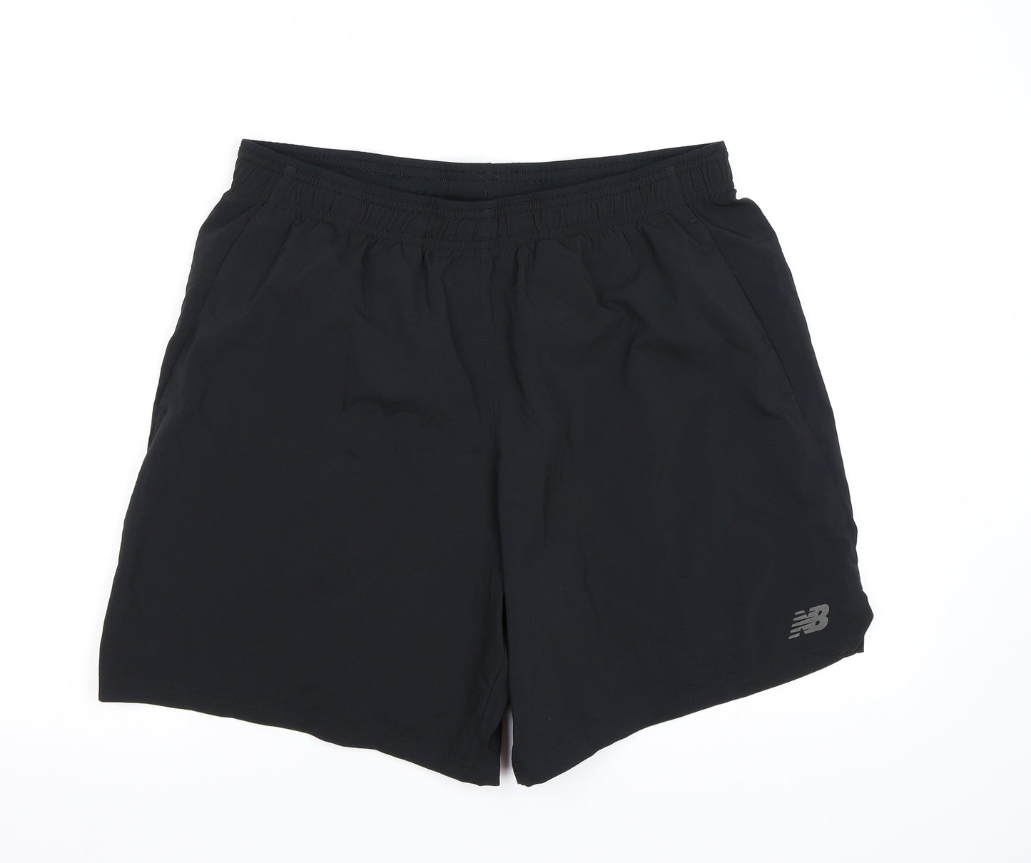 New Balance Mens Black   Athletic Shorts Size L