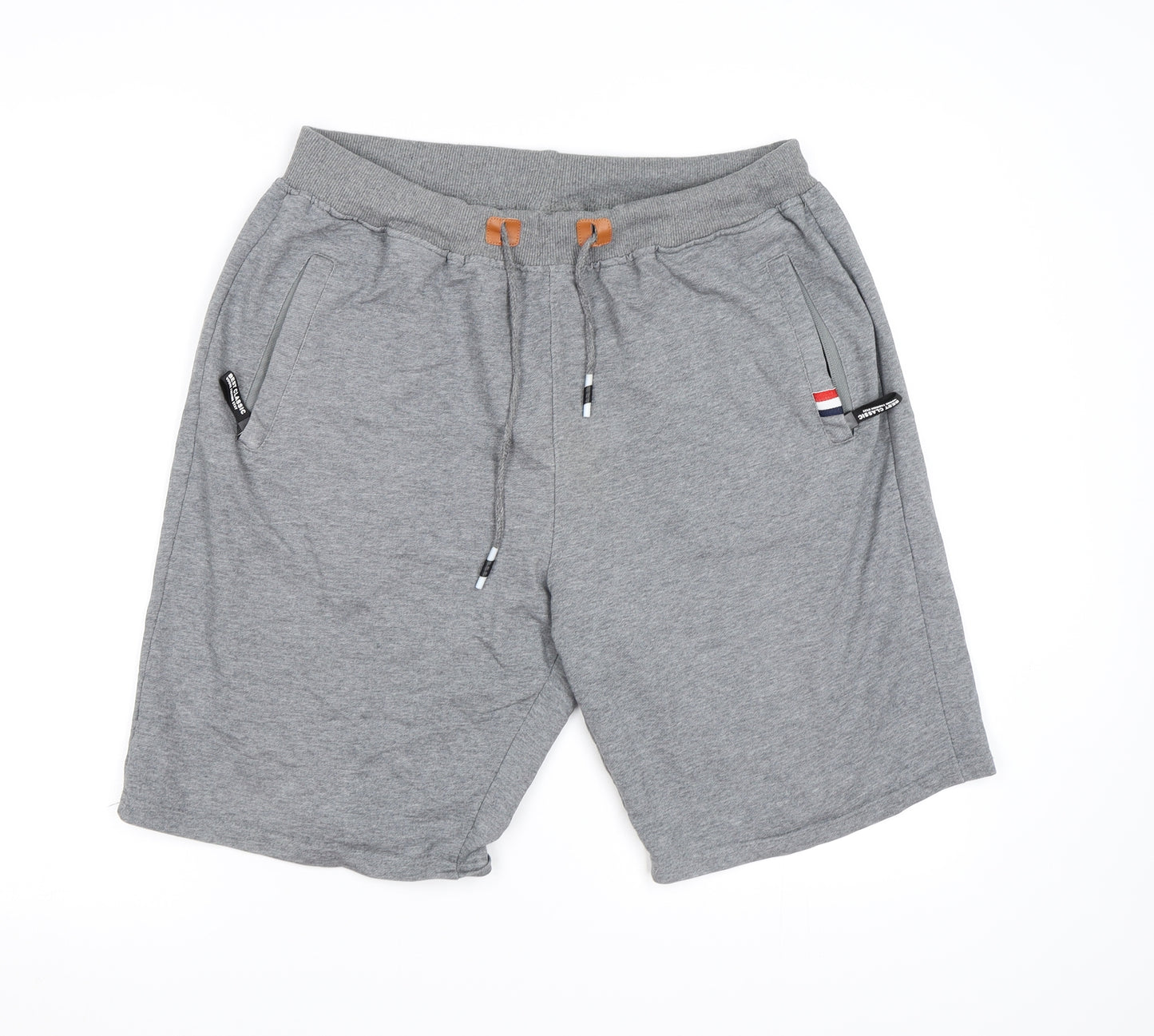 Preworn Mens Grey  Jersey Sweat Shorts Size XL