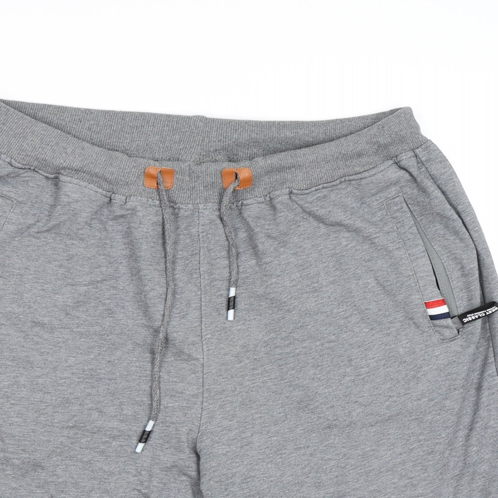 Preworn Mens Grey  Jersey Sweat Shorts Size XL
