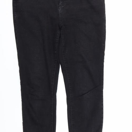 Taylor Womens Black  Denim Straight Jeans Size 8 L28 in
