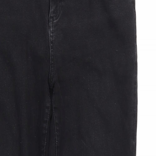 Taylor Womens Black  Denim Straight Jeans Size 8 L28 in