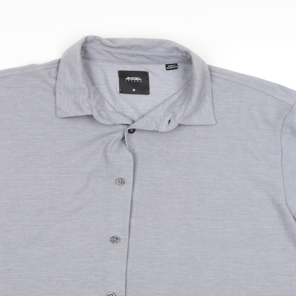 Burton Mens Grey    Button-Up Size M