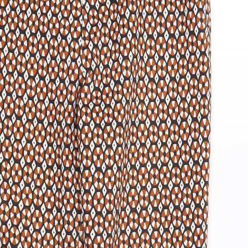 H&M Womens Multicoloured Polka Dot  Trousers  Size 10 L28 in