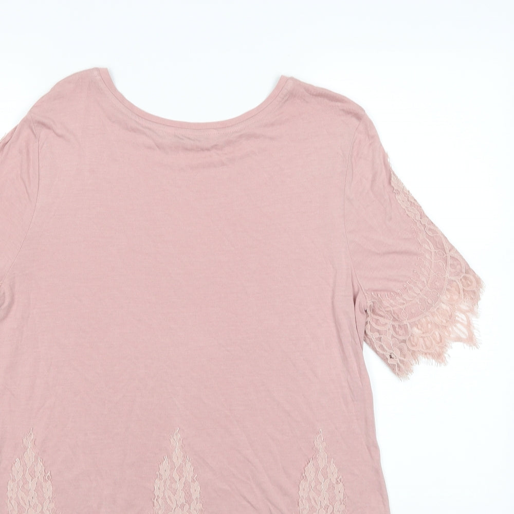 George Womens Pink   Tunic T-Shirt Size 12