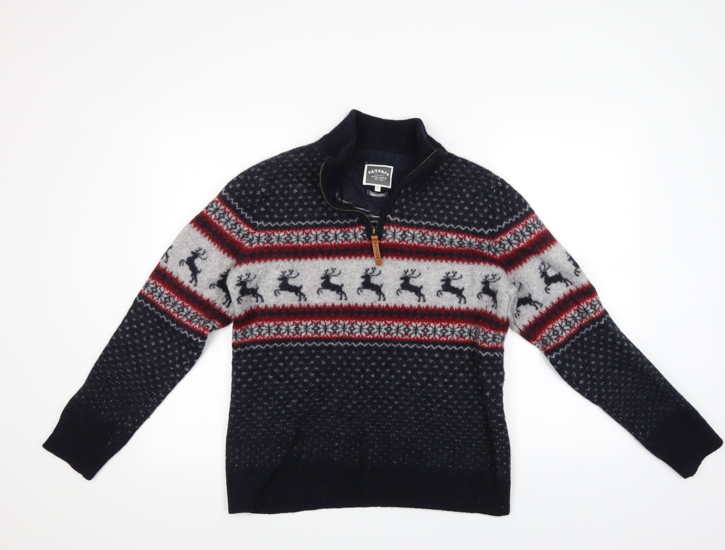 Fat Face Mens Multicoloured   Pullover Jumper Size L  - Christmas  Jumper