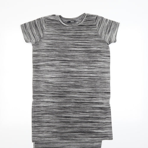 Quiz Womens Grey   T-Shirt Dress  Size 12