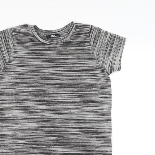 Quiz Womens Grey   T-Shirt Dress  Size 12