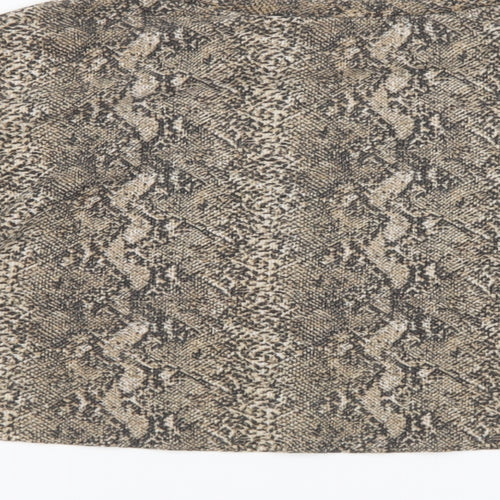 Zara Womens Multicoloured Animal Print  Pullover Jumper Size S  - cropped