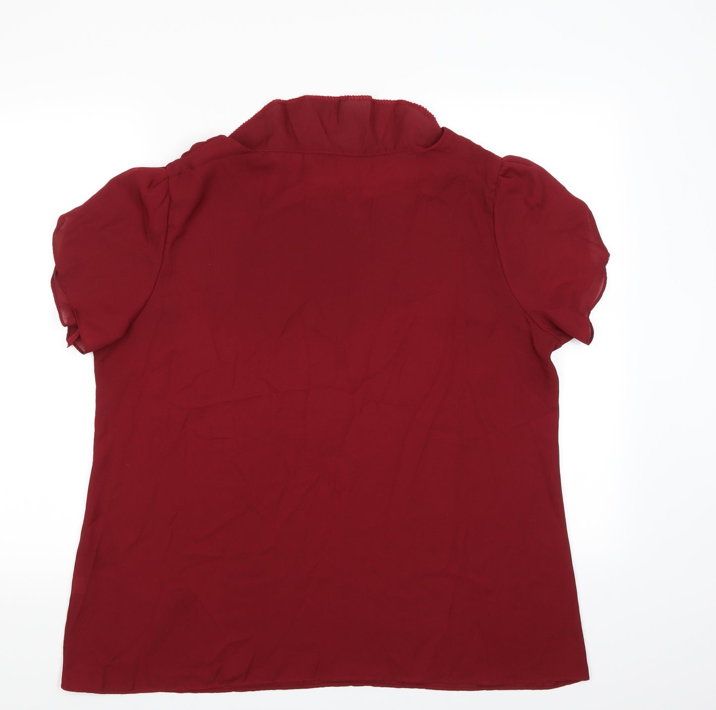 Preworn Womens Red   Basic Blouse