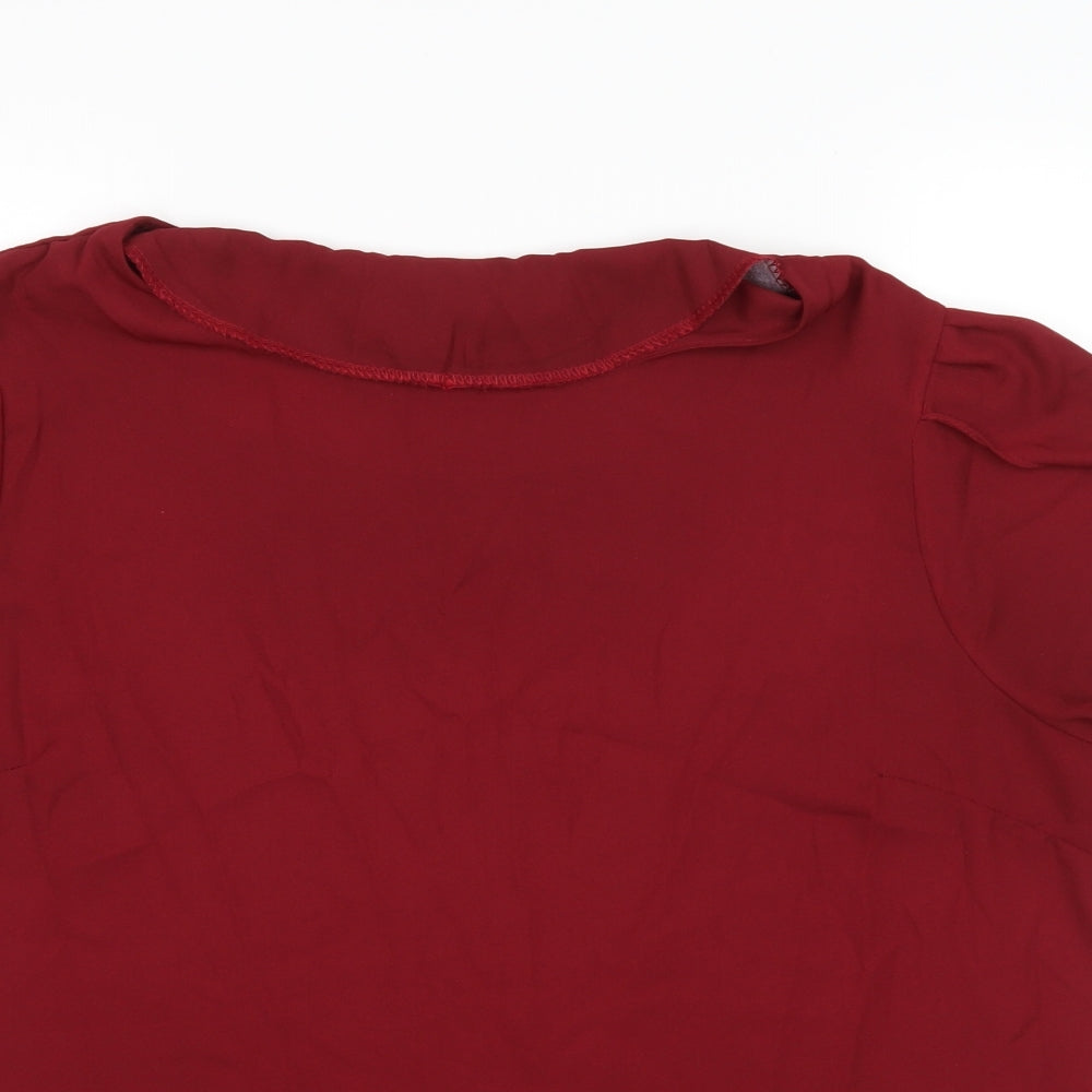 Preworn Womens Red   Basic Blouse