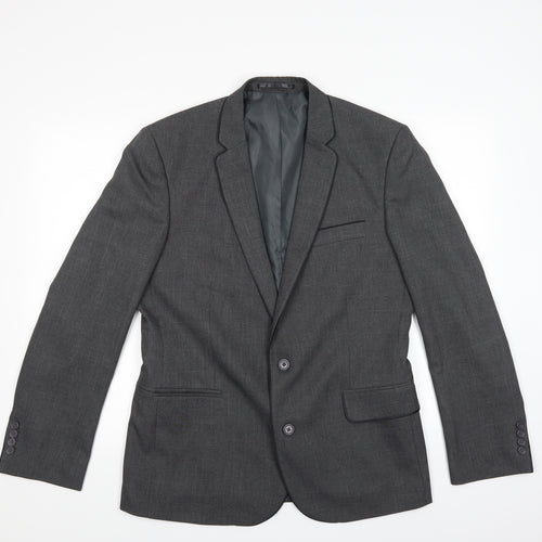 F&F Mens Grey   Jacket Suit Jacket
