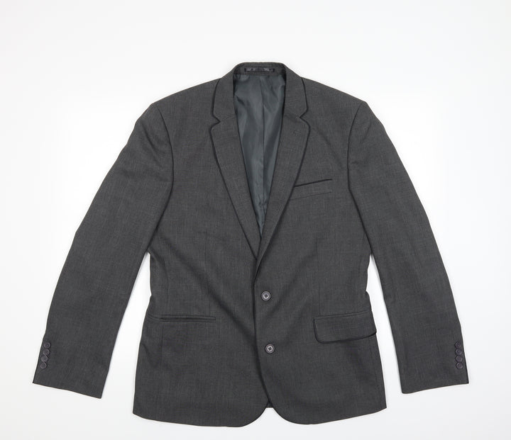 F&F Mens Grey Jacket Suit Jacket