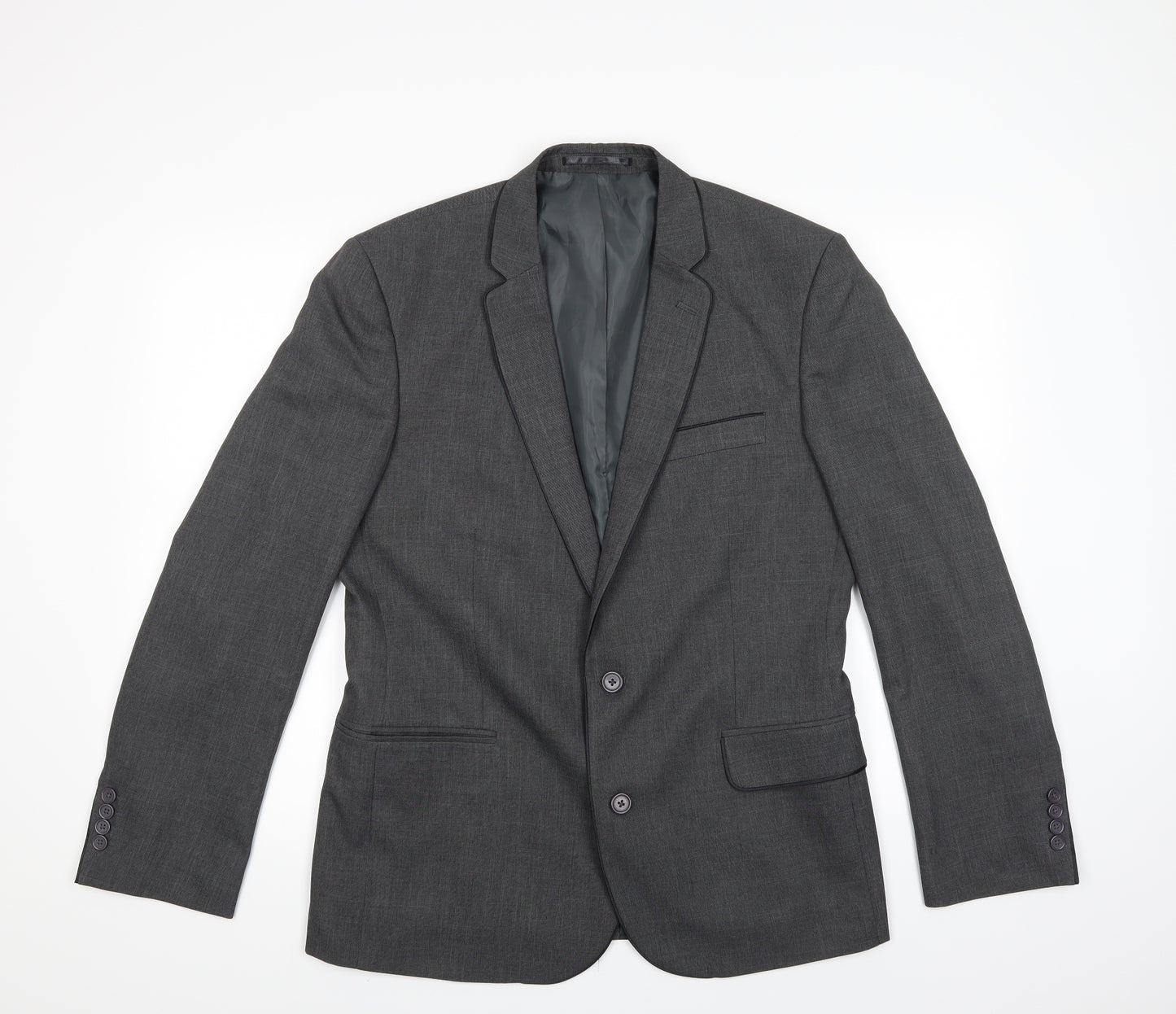 F&F Mens Grey   Jacket Suit Jacket