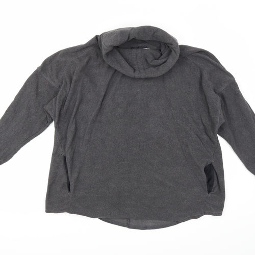 declathon Womens Grey   Henley Jumper Size 2XL