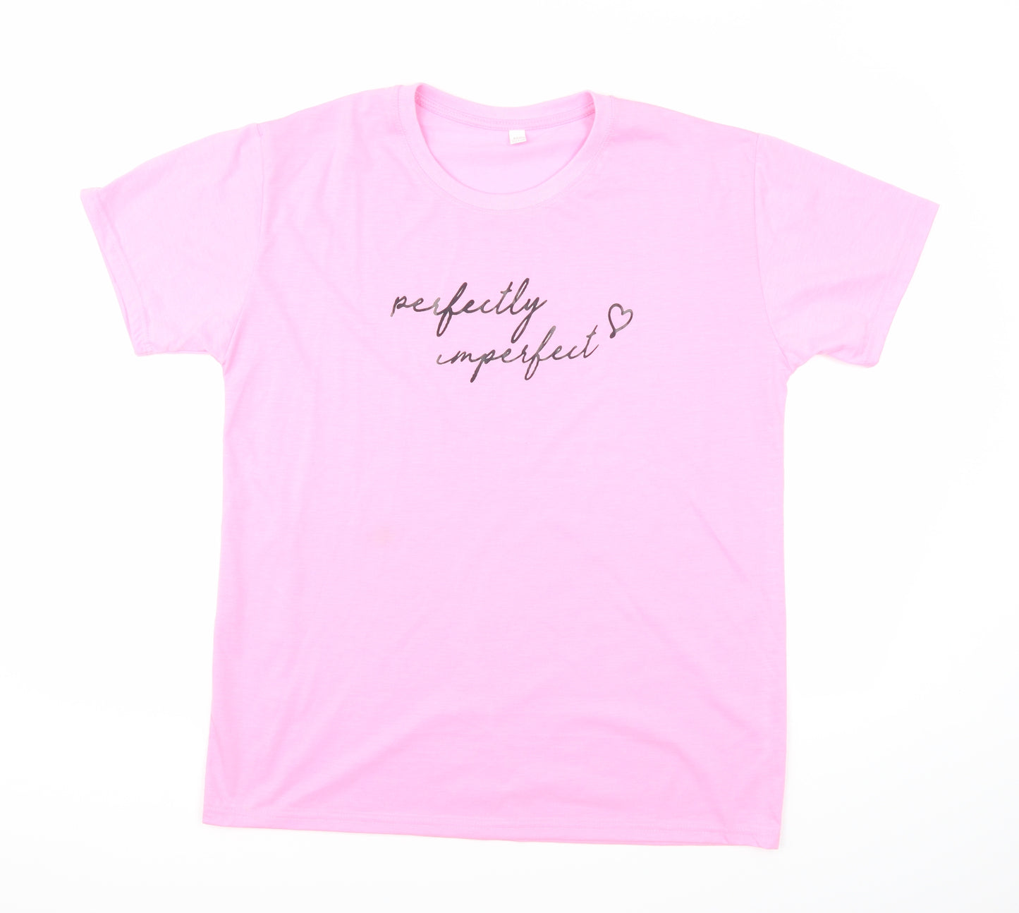 Preworn Womens Pink   Basic T-Shirt Size 3XL