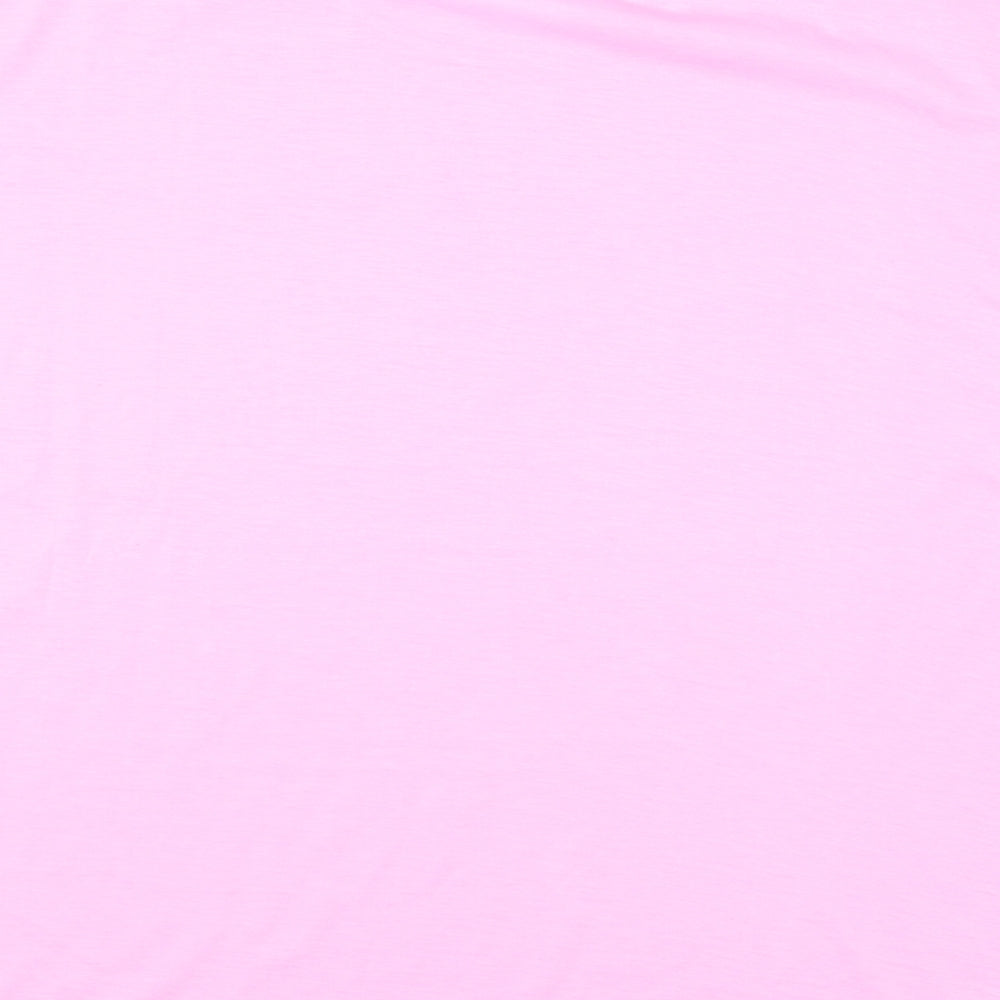 Preworn Womens Pink   Basic T-Shirt Size 3XL
