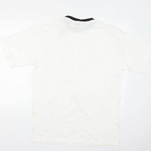 finl365 Mens White    T-Shirt Size M