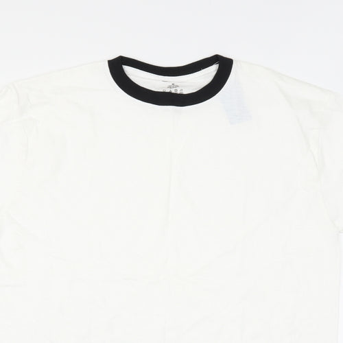 finl365 Mens White    T-Shirt Size M