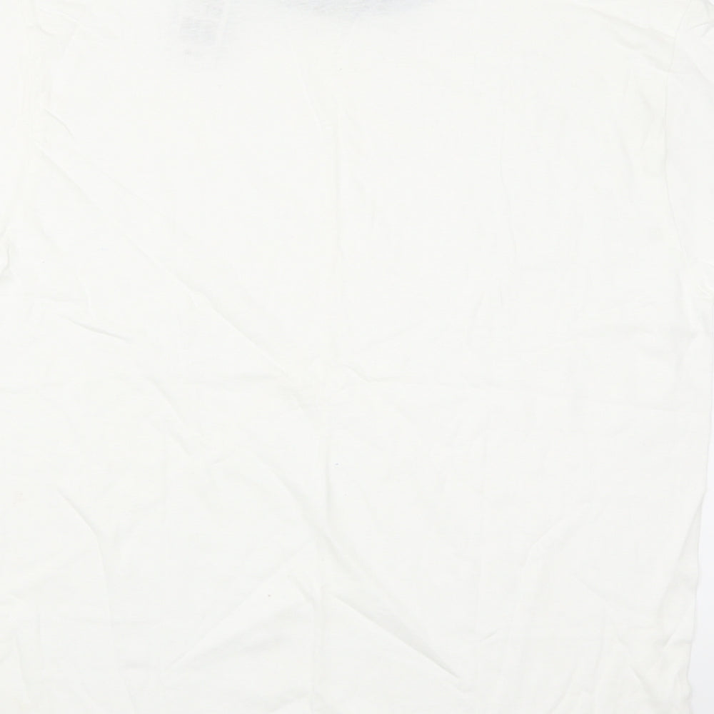 finl365 Mens White    T-Shirt Size M