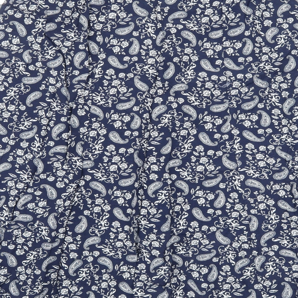 afibel Womens Blue Paisley  Swing Skirt Size 22