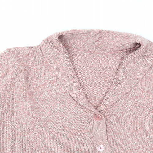 Preworn Womens Pink   Cardigan Jumper Size 2XL