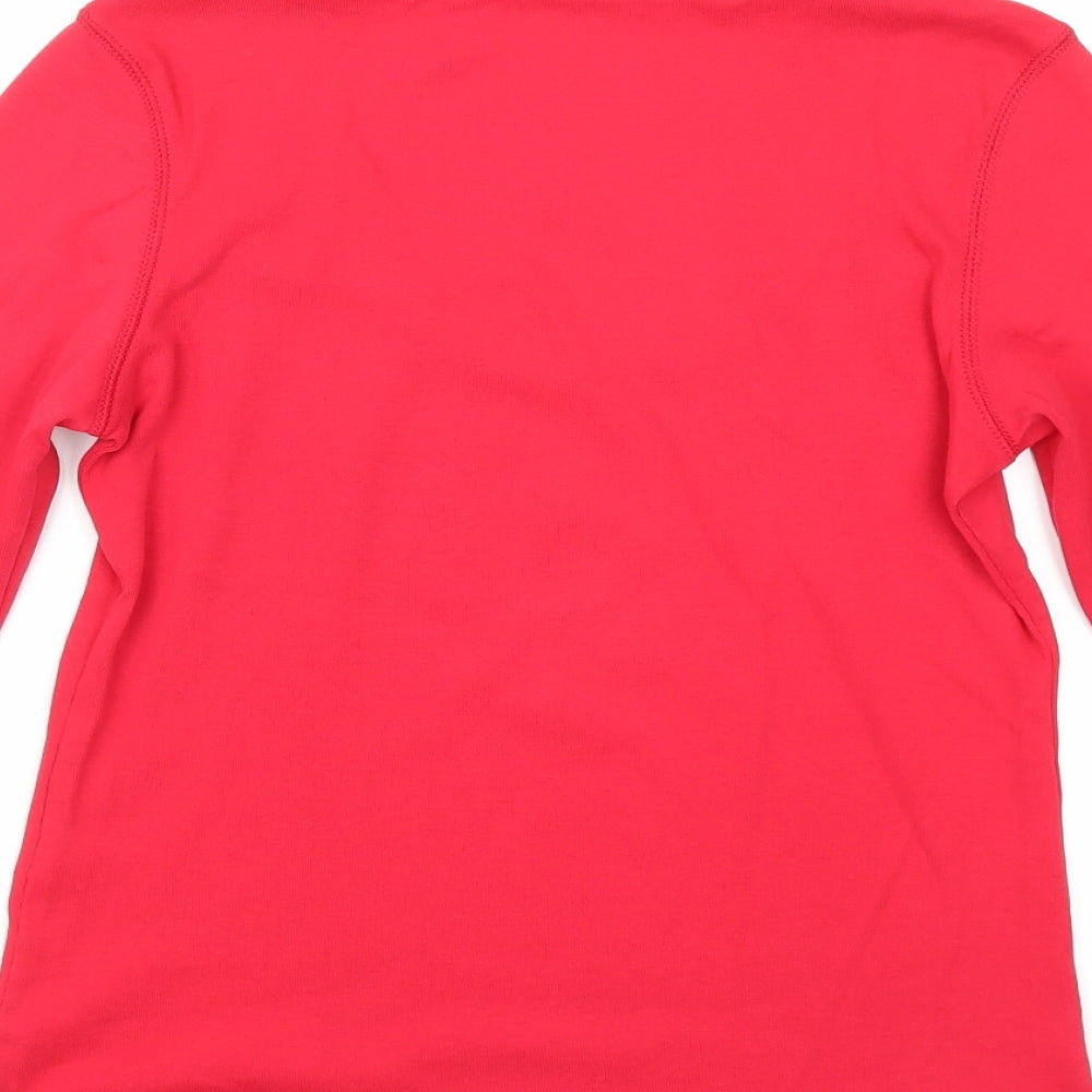 Marks and Spencer Womens Red   Basic T-Shirt Size 12