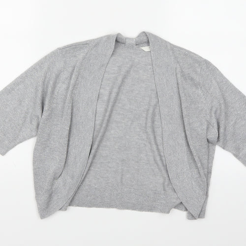 BHS Womens Silver   Cardigan Jumper Size 12