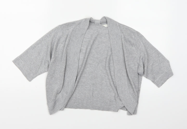BHS Womens Silver   Cardigan Jumper Size 12