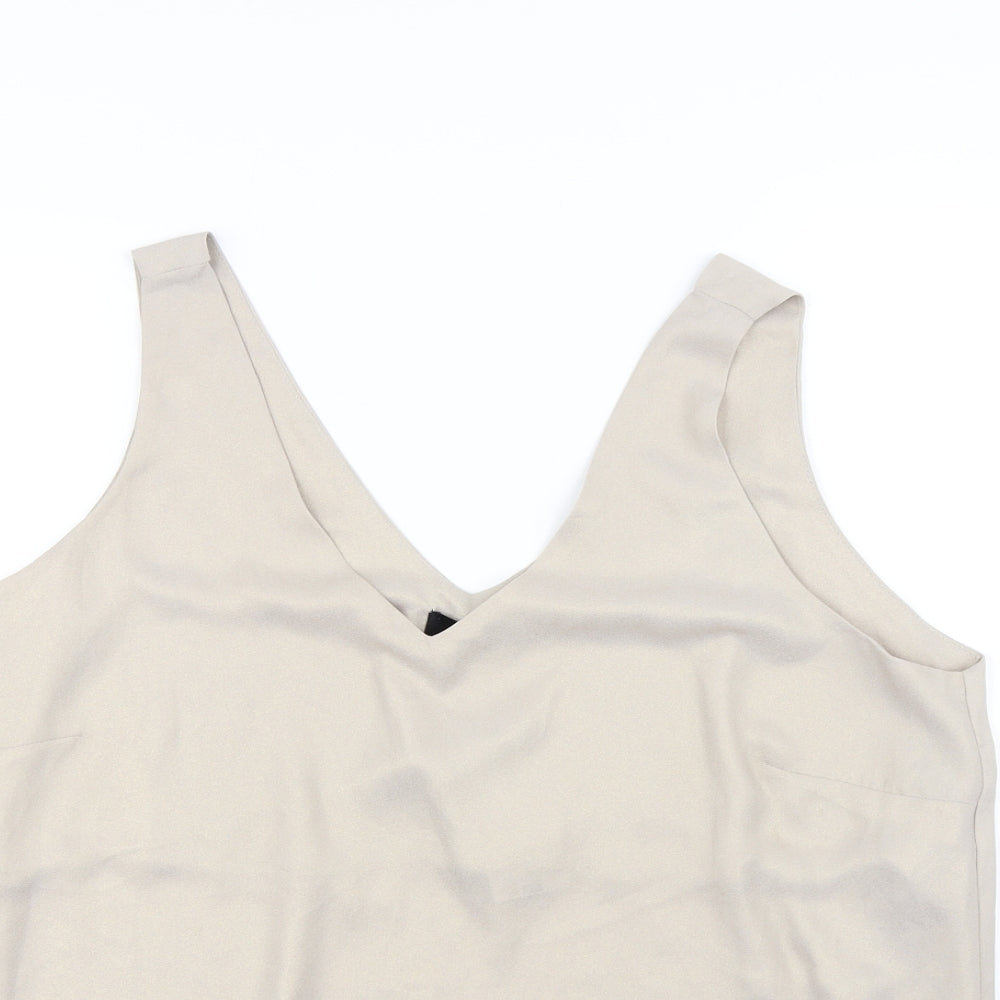 Wallis Womens Beige   Basic Tank Size 16