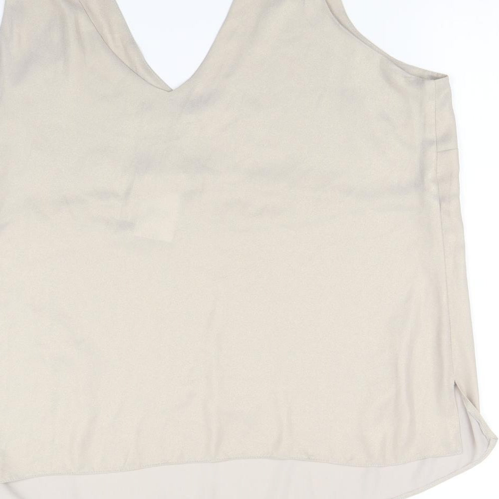 Wallis Womens Beige   Basic Tank Size 16