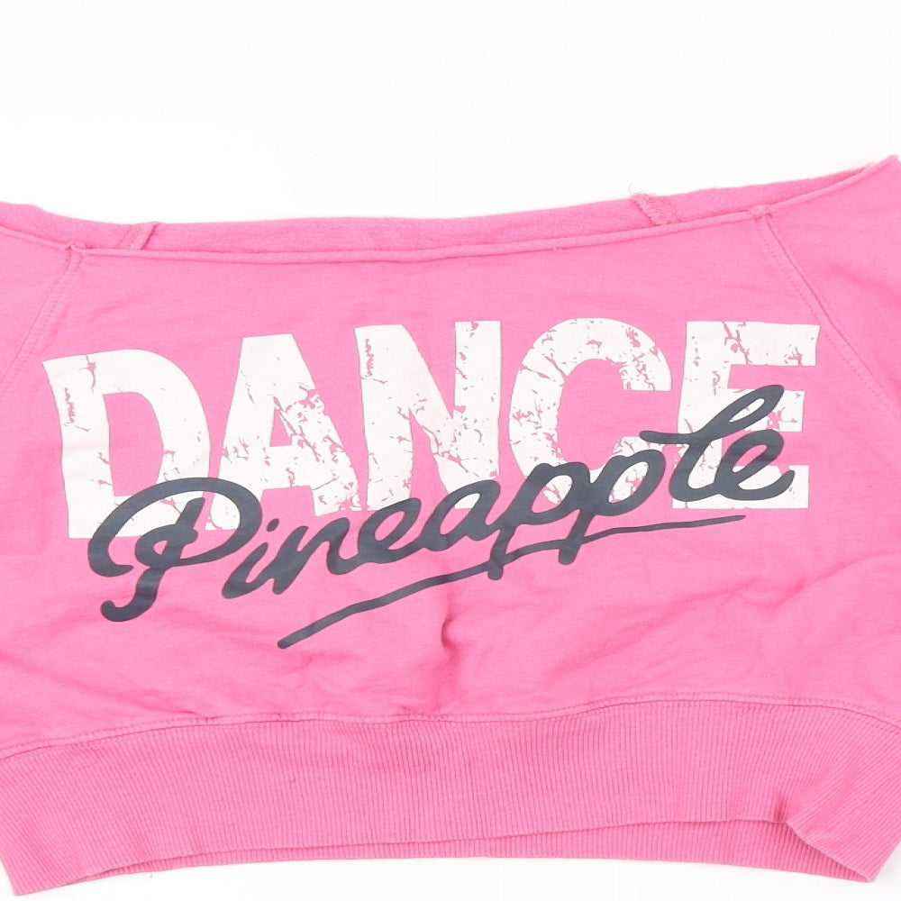 Pineapple Womens Pink   Pullover Jumper Size S