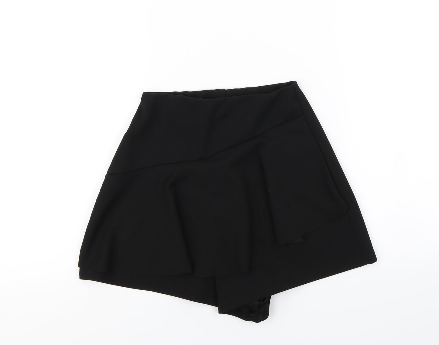 Pretty Little Thing Womens Black   Wrap Shorts Size 4 - skort