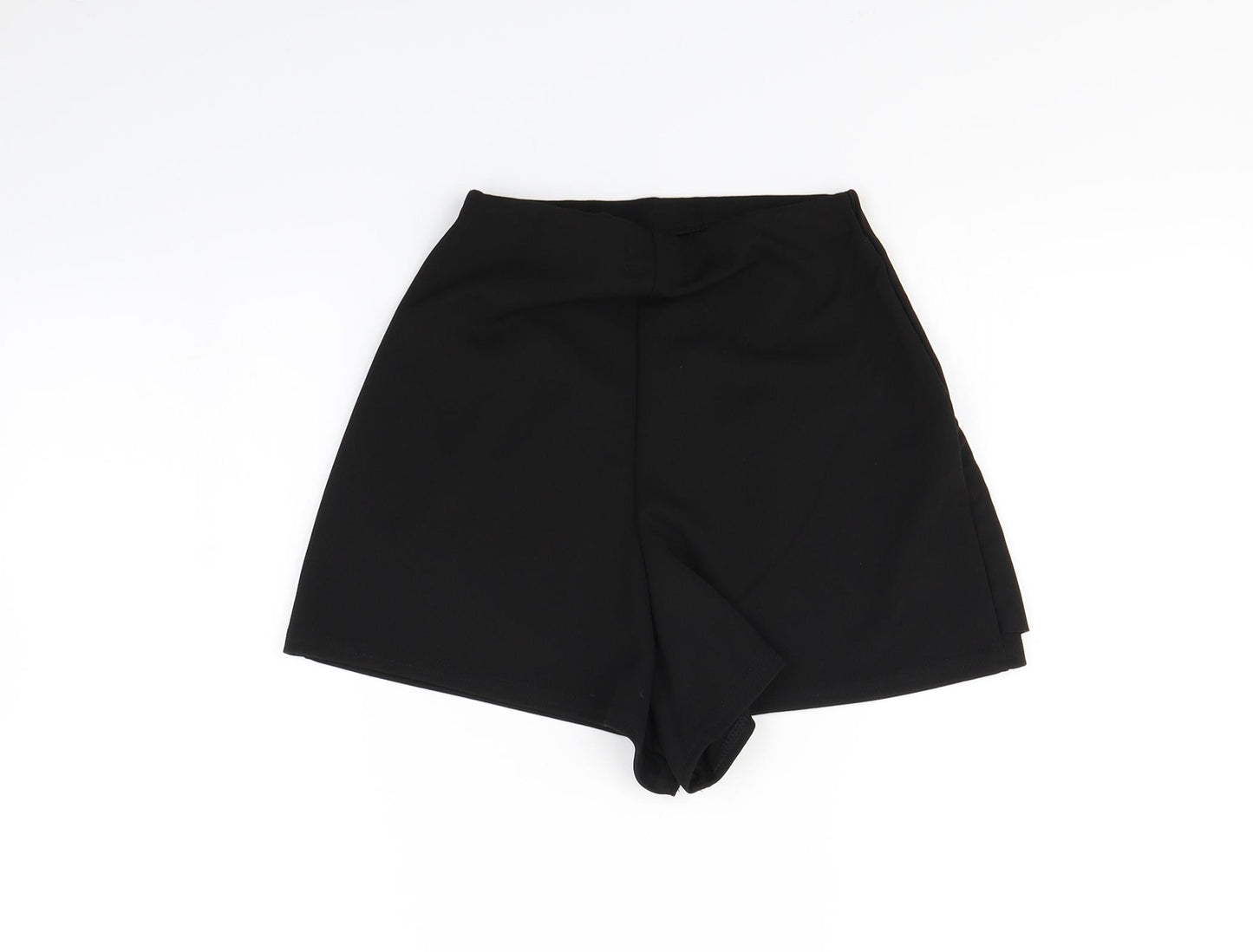 Pretty Little Thing Womens Black   Wrap Shorts Size 4 - skort