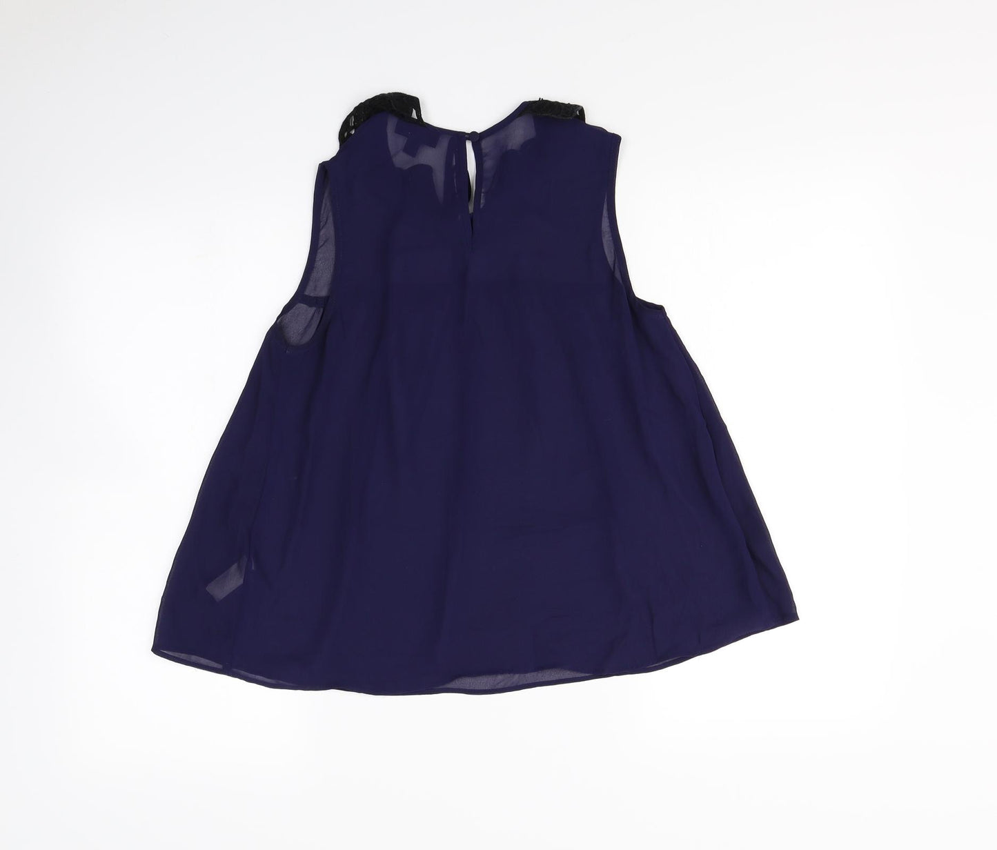 Topshop Womens Blue   Basic Tank Size 8