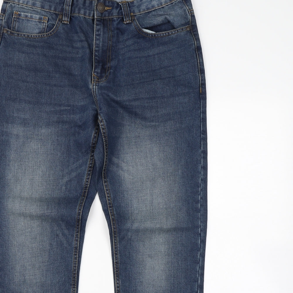 Preworn Mens Blue   Straight Jeans Size 34 in L30 in