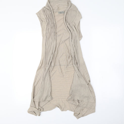 Preziosa Womens Beige   Cardigan Jumper Size S