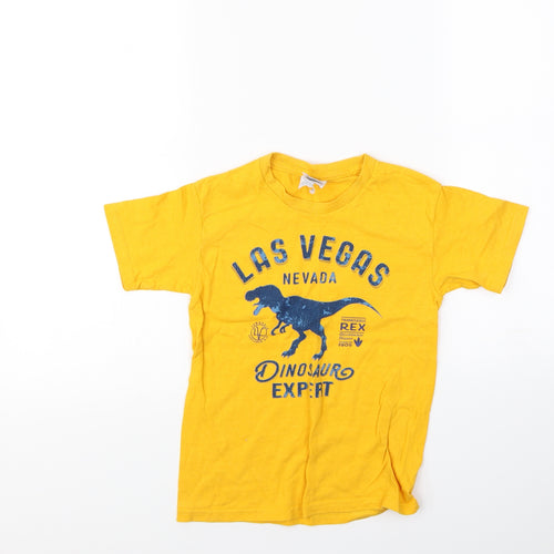 Delta Boys Yellow   Basic T-Shirt Size S